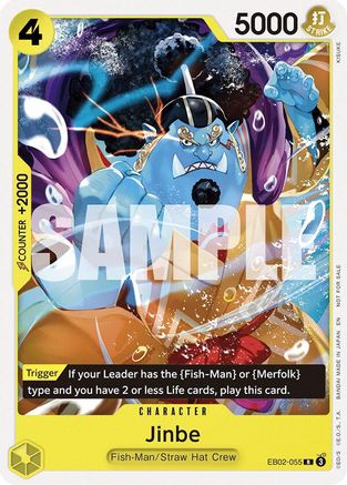 Jinbe (Tournament Pack 2025 Vol. 3) (EB02-055) [One Piece Promotion Cards] One Piece Single Bandai