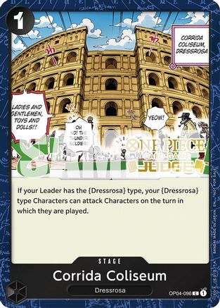 Corrida Coliseum (Judge Pack Vol. 6) (OP04-096) [One Piece Promotion Cards] Foil One Piece Single Bandai