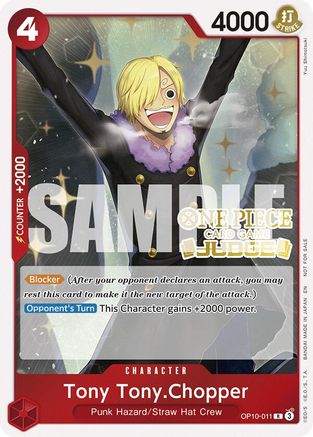 Tony Tony.Chopper (Judge Pack Vol. 6) (OP10-011) [One Piece Promotion Cards] Foil One Piece Single Bandai