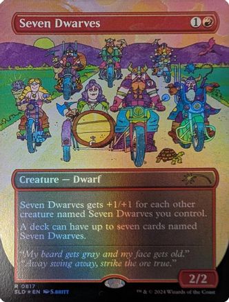Seven Dwarves (0817) (SLD-817) [Secret Lair] Drop Series Foil MTG Single Wizards of the Coast
