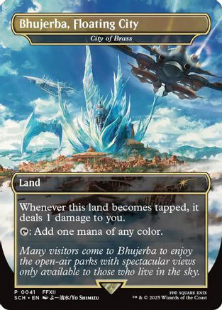 Bhujerba, Floating City - City of Brass (GAME-041) [Misc] Game Day & Store Championship Promos Foil MTG Single Wizards of the Coast