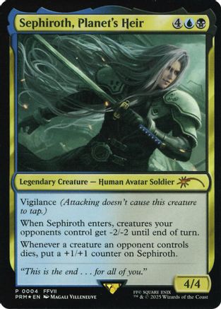Sephiroth, Planet's Heir (Costco Bundle) (UMP-004) [Misc] Unique and Miscellaneous Promos Foil MTG Single Wizards of the Coast