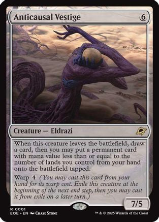 Anticausal Vestige (EOE-001) [Edge of Eternities] MTG Single Wizards of the Coast