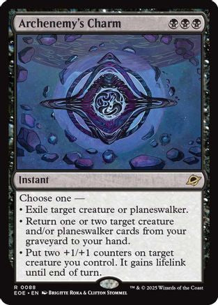 Archenemy's Charm (EOE-088) [Edge of Eternities] MTG Single Wizards of the Coast