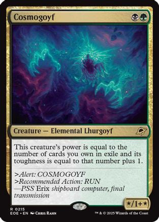 Cosmogoyf (EOE-215) [Edge of Eternities] Foil MTG Single Wizards of the Coast