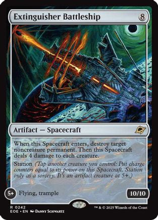 Extinguisher Battleship (EOE-242) [Edge of Eternities] MTG Single Wizards of the Coast