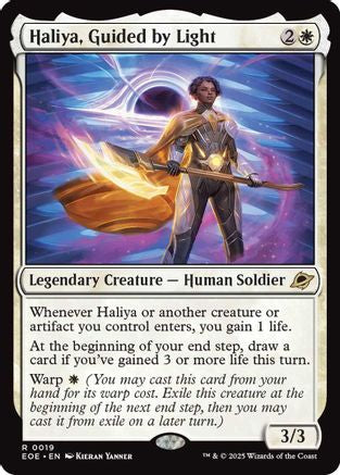 Haliya, Guided by Light (EOE-019) [Edge of Eternities] Foil MTG Single Wizards of the Coast
