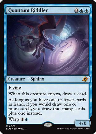 Quantum Riddler (EOE-072) [Edge of Eternities] Foil MTG Single Wizards of the Coast