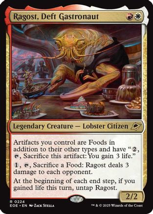 Ragost, Deft Gastronaut (EOE-224) [Edge of Eternities] Foil MTG Single Wizards of the Coast