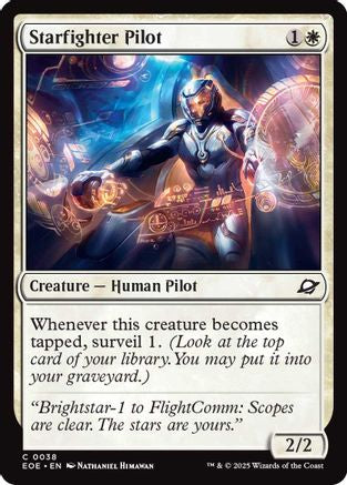 Starfighter Pilot (EOE-038) [Edge of Eternities] MTG Single Wizards of the Coast