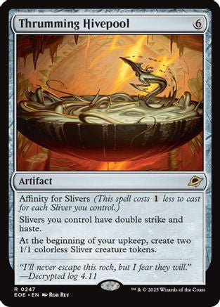 Thrumming Hivepool (EOE-247) [Edge of Eternities] Foil MTG Single Wizards of the Coast