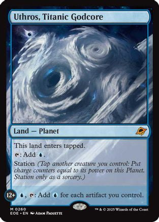 Uthros, Titanic Godcore (EOE-260) [Edge of Eternities] Foil MTG Single Wizards of the Coast