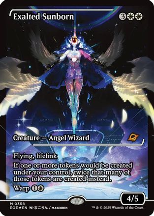 Exalted Sunborn (EOE-358) [Edge of Eternities] Foil MTG Single Wizards of the Coast