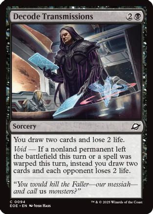 Decode Transmissions (EOE-094) [Edge of Eternities] MTG Single Wizards of the Coast