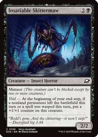 Insatiable Skittermaw (EOE-108) [Edge of Eternities] MTG Single Wizards of the Coast