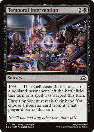 Temporal Intervention (EOE-120) [Edge of Eternities] MTG Single Wizards of the Coast