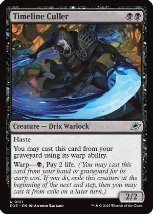 Timeline Culler (EOE-121) [Edge of Eternities] Foil MTG Single Wizards of the Coast