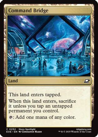 Command Bridge (EOE-252) [Edge of Eternities] Foil MTG Single Wizards of the Coast