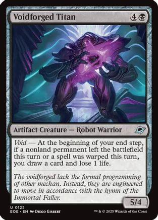 Voidforged Titan (EOE-125) [Edge of Eternities] MTG Single Wizards of the Coast