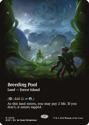 Breeding Pool (EOE-278) [Edge of Eternities] Foil MTG Single Wizards of the Coast