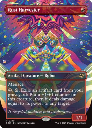 Rust Harvester (Borderless) (EOE-310) [Edge of Eternities] MTG Single Wizards of the Coast