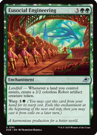 Eusocial Engineering (EOE-181) [Edge of Eternities] Foil MTG Single Wizards of the Coast