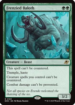 Frenzied Baloth (EOE-183) [Edge of Eternities] Foil MTG Single Wizards of the Coast