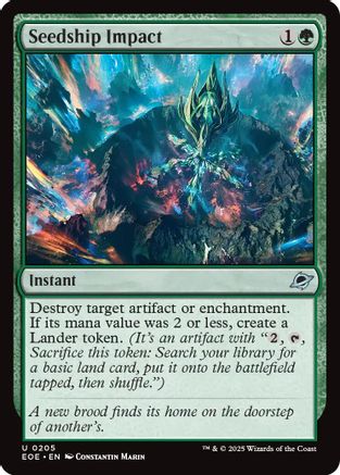 Seedship Impact (EOE-205) [Edge of Eternities] Foil MTG Single Wizards of the Coast