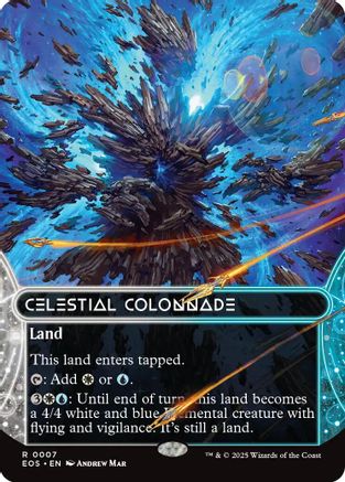 Celestial Colonnade (0007) (EOS-007) [Edge of Eternities: Stellar Sights] Foil MTG Single Wizards of the Coast