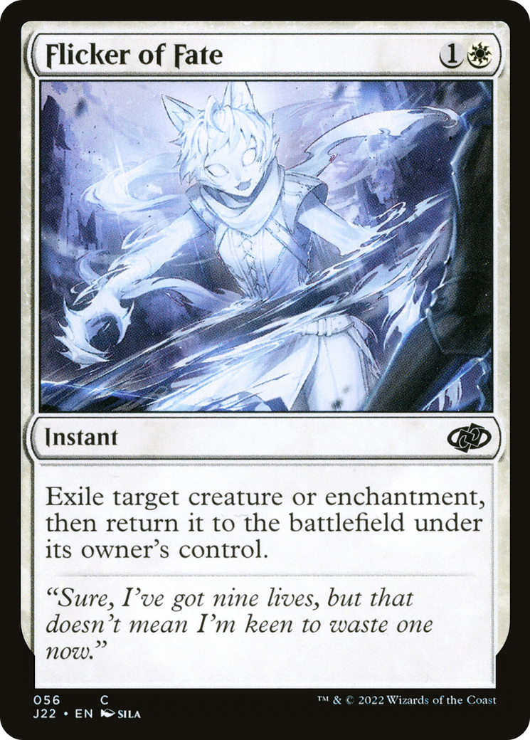 Flicker of Fate (J22-056) [Jumpstart 2022] MTG Single Wizards of the Coast