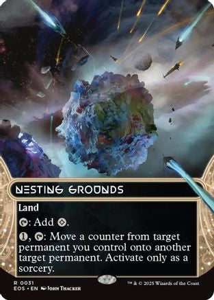 Nesting Grounds (0031) (Borderless) (EOS-031) [Edge of Eternities: Stellar Sights] MTG Single Wizards of the Coast