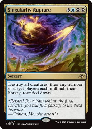 Singularity Rupture (EOE-228) [Edge of Eternities] Foil MTG Single Wizards of the Coast