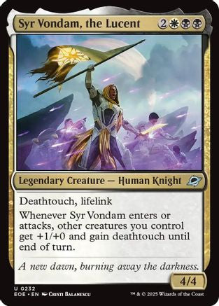 Syr Vondam, the Lucent (EOE-232) [Edge of Eternities] MTG Single Wizards of the Coast