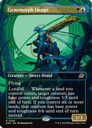 Genemorph Imago (Borderless) (EOE-299) [Edge of Eternities] MTG Single Wizards of the Coast