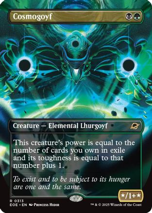 Cosmogoyf (EOE-313) [Edge of Eternities] Foil MTG Single Wizards of the Coast