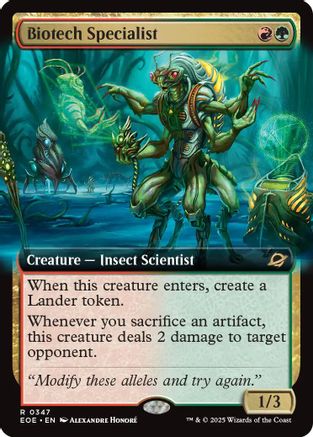 Biotech Specialist (EOE-347) [Edge of Eternities] Foil MTG Single Wizards of the Coast