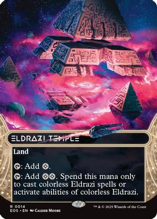 Eldrazi Temple (0014) (EOS-014) [Edge of Eternities: Stellar Sights] MTG Single Wizards of the Coast