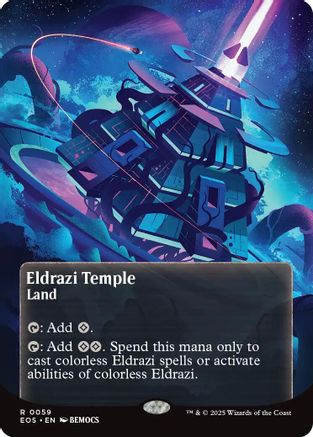 Eldrazi Temple (0059) (EOS-059) [Edge of Eternities: Stellar Sights] MTG Single Wizards of the Coast
