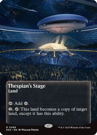 Thespian's Stage (0089) (Borderless) (EOS-089) [Edge of Eternities: Stellar Sights] MTG Single Wizards of the Coast