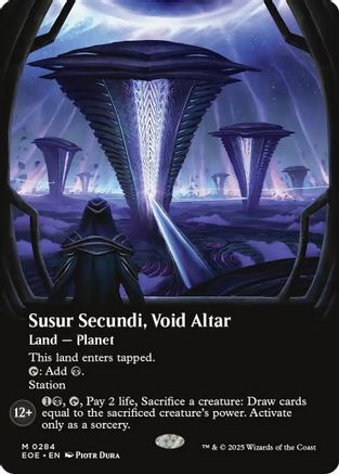 Susur Secundi, Void Altar (Borderless) (EOE-284) [Edge of Eternities] MTG Single Wizards of the Coast