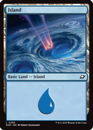 Island (0269) (EOE-269) [Edge of Eternities] Foil MTG Single Wizards of the Coast