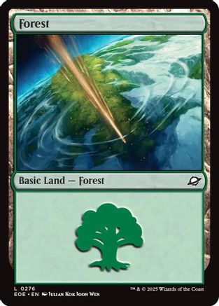Forest (0276) (EOE-276) [Edge of Eternities] Foil MTG Single Wizards of the Coast