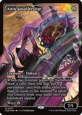 Anticausal Vestige (EOE-357) [Edge of Eternities] Foil MTG Single Wizards of the Coast