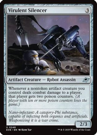 Virulent Silencer (EOE-248) [Edge of Eternities] MTG Single Wizards of the Coast