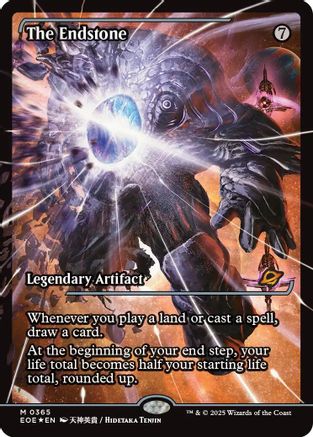 The Endstone (Showcase) (EOE-365) [Edge of Eternities] Foil MTG Single Wizards of the Coast