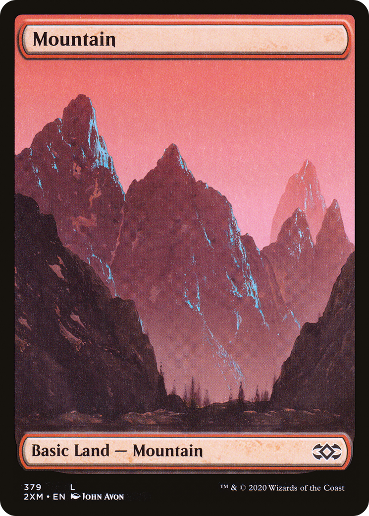 Mountain (2XM-379) [Double Masters] Foil MTG Single Wizards of the Coast