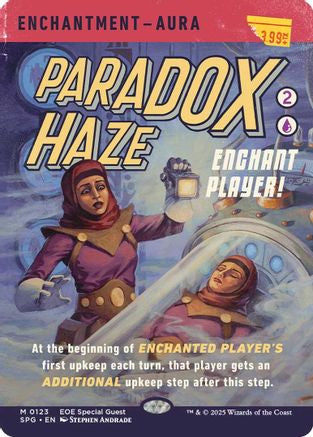 Paradox Haze (Borderless) (SPG-123) [Special Guests] Foil MTG Single Wizards of the Coast