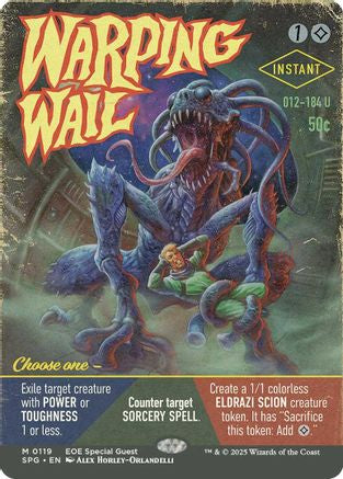 Warping Wail (Borderless) (SPG-119) [Special Guests] Foil MTG Single Wizards of the Coast