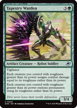 Tapestry Warden (EOE-209) [Edge of Eternities] MTG Single Wizards of the Coast
