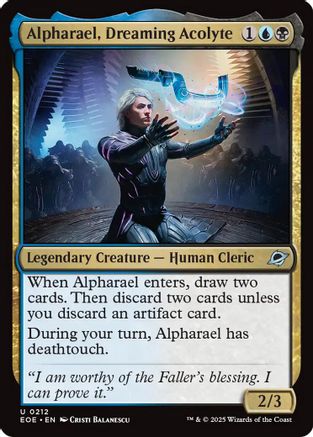 Alpharael, Dreaming Acolyte (EOE-212) [Edge of Eternities] MTG Single Wizards of the Coast